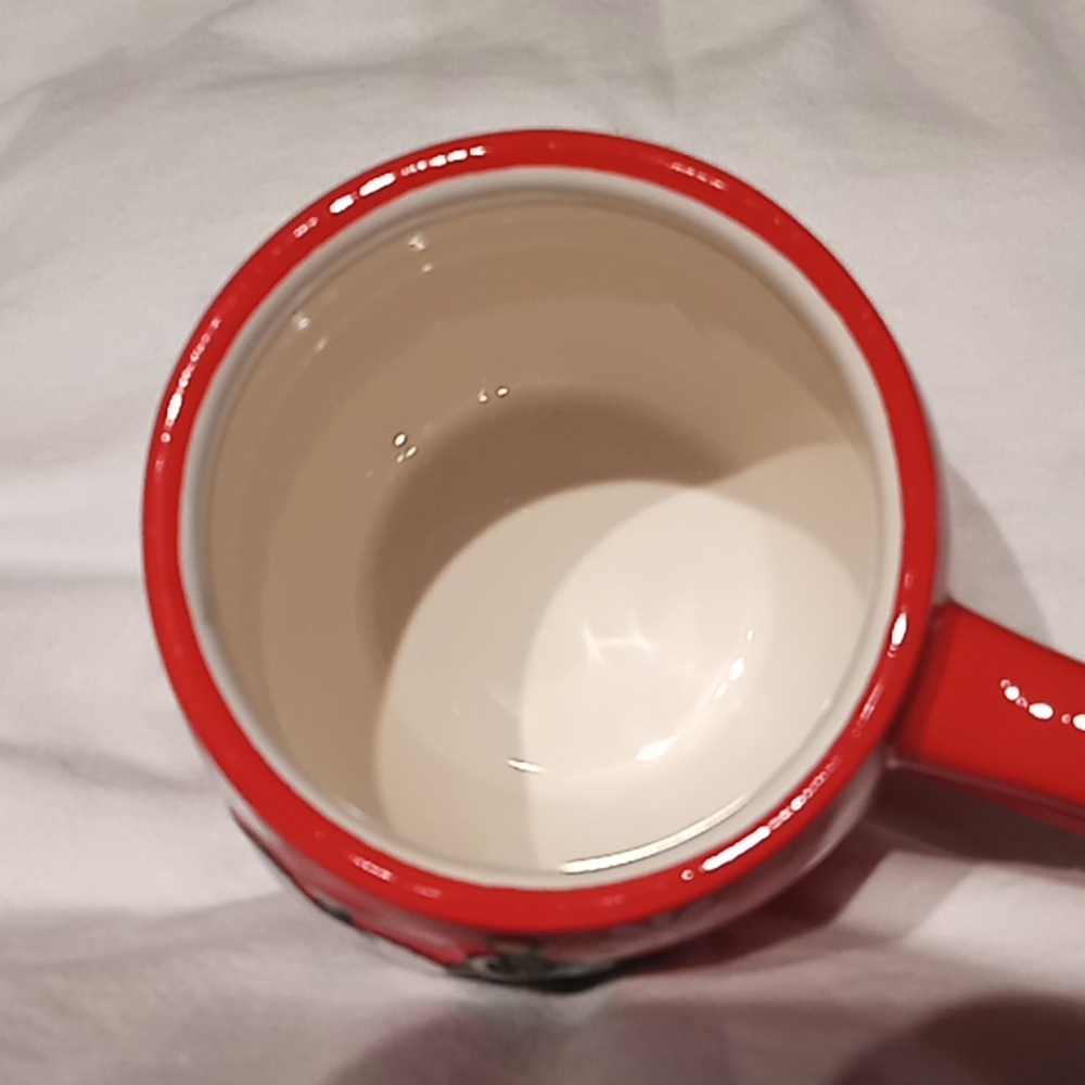 Snoopy Christmas Mug. Embossed. 2014. Red Hot. Excellent Condition. Collectible. - Picture 8 of 11